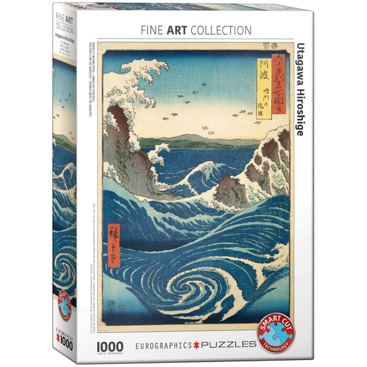 Toys Puzzle of 1000 Pieces - Hiroshige, Utagawa: Naruto Whirlpool by Hiroshige