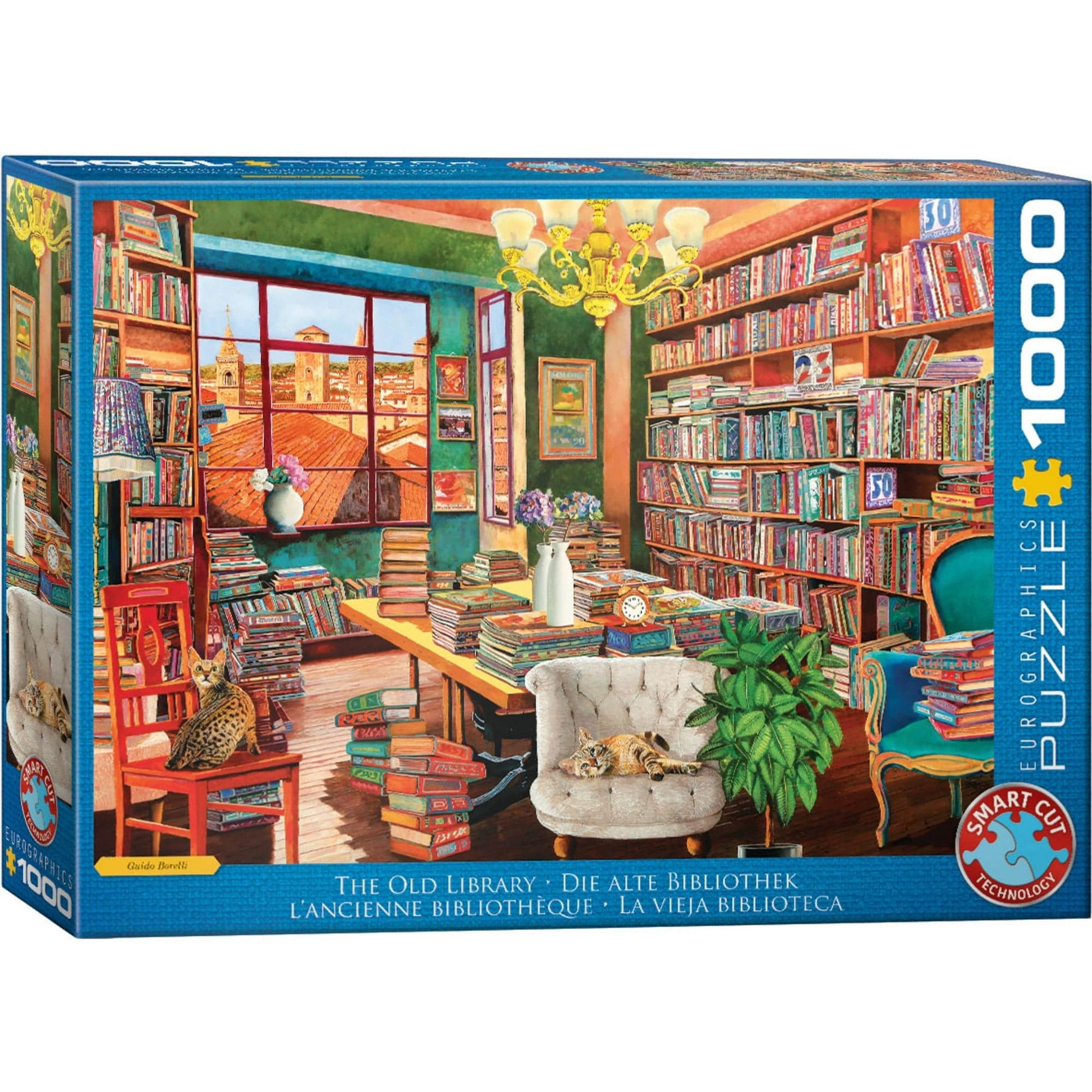 Toys 1000 Piece Puzzle - The old library