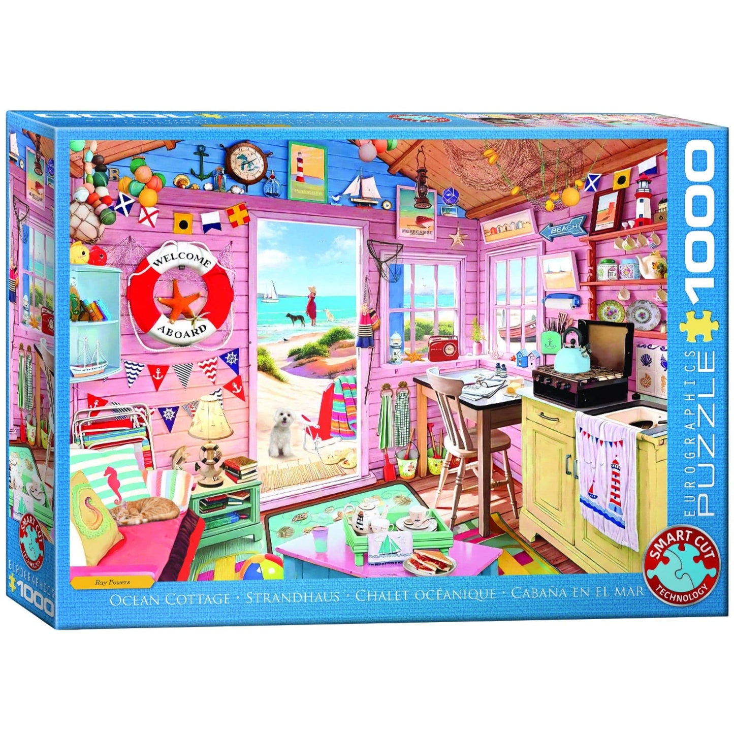 Toys 1000 Piece Puzzle - Beach Cottage