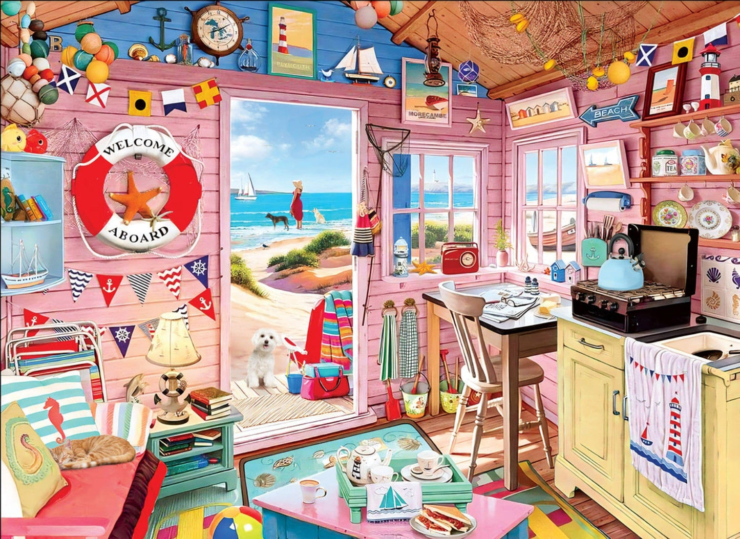 Toys 1000 Piece Puzzle - Beach Cottage