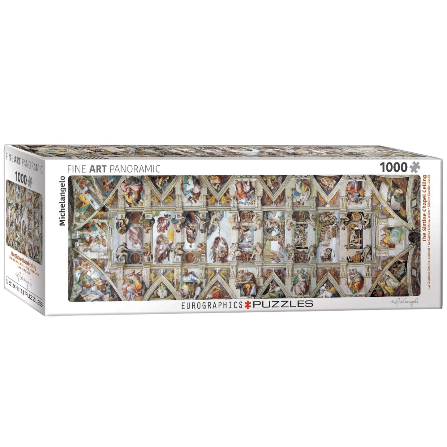 Toys Panorama Puzzle 1000 Pieces - Michelangelo: The Sistine Chapel Ceiling