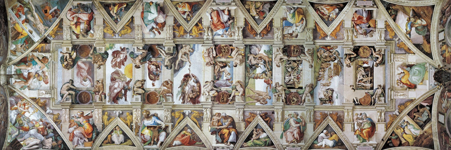 Toys Panorama Puzzle 1000 Pieces - Michelangelo: The Sistine Chapel Ceiling