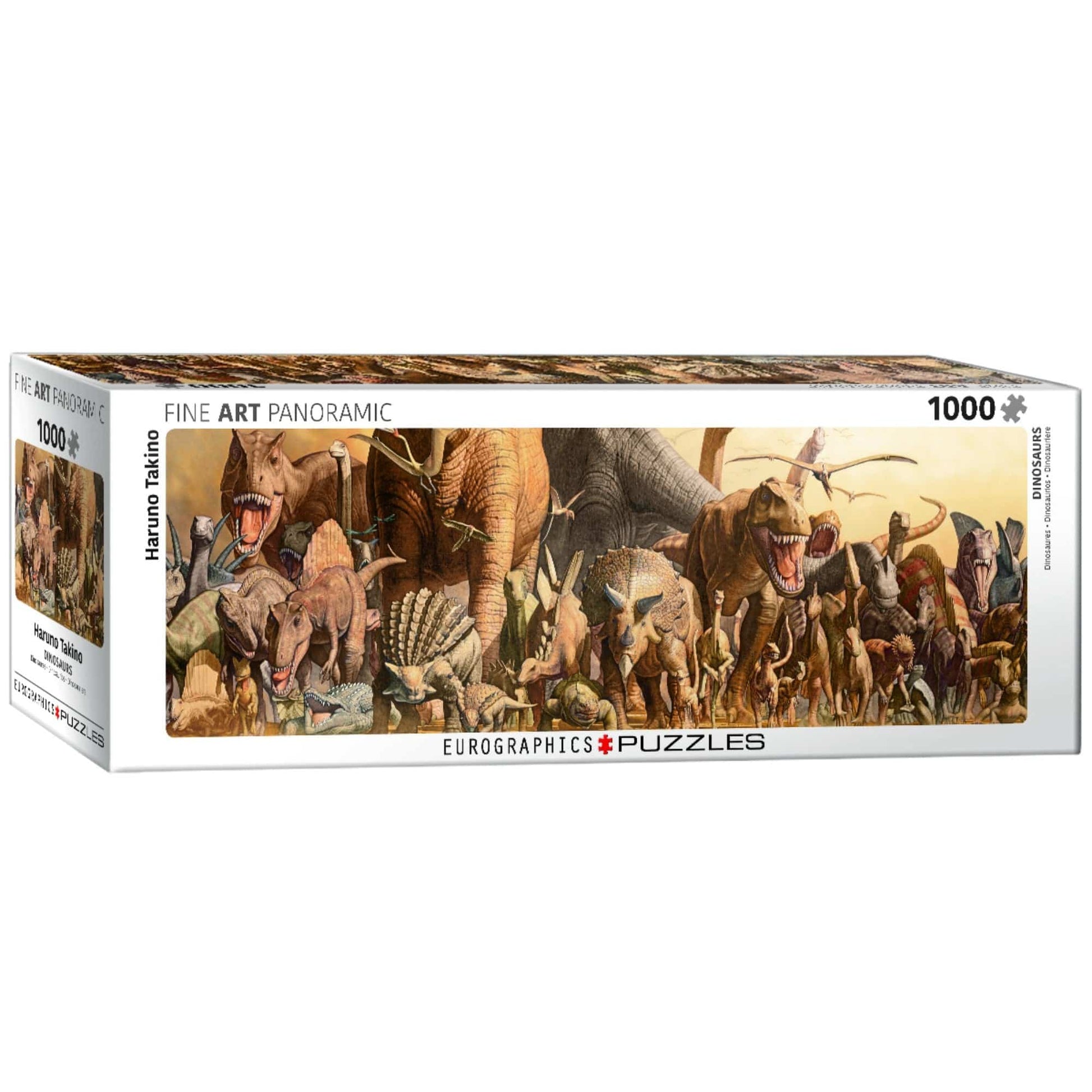 Toys 1000 Piece Panorama Puzzle - Dinosaurs by Haruo Takino