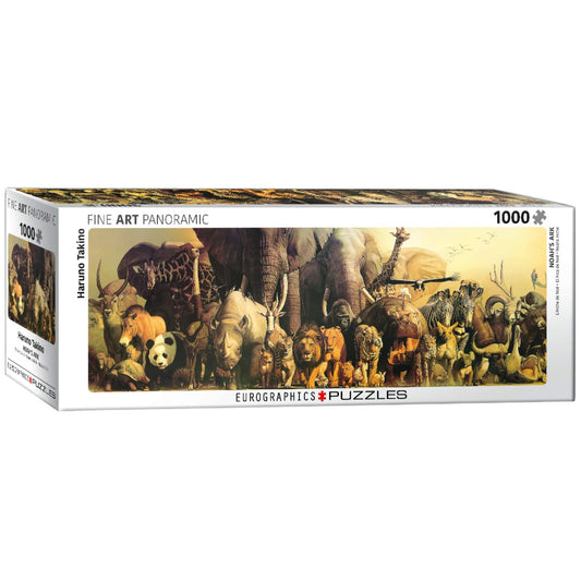 Toys 1000 Piece Panorama Puzzle - Noah&#39s Ark by Haruo Takino