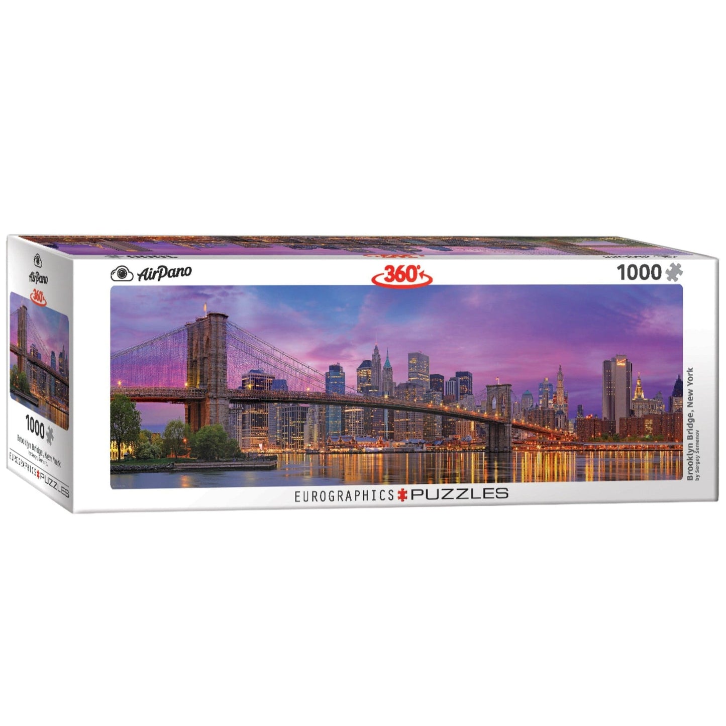 Toys Panorama Puzzle 1000 Pieces - Brooklyn Bridge New York