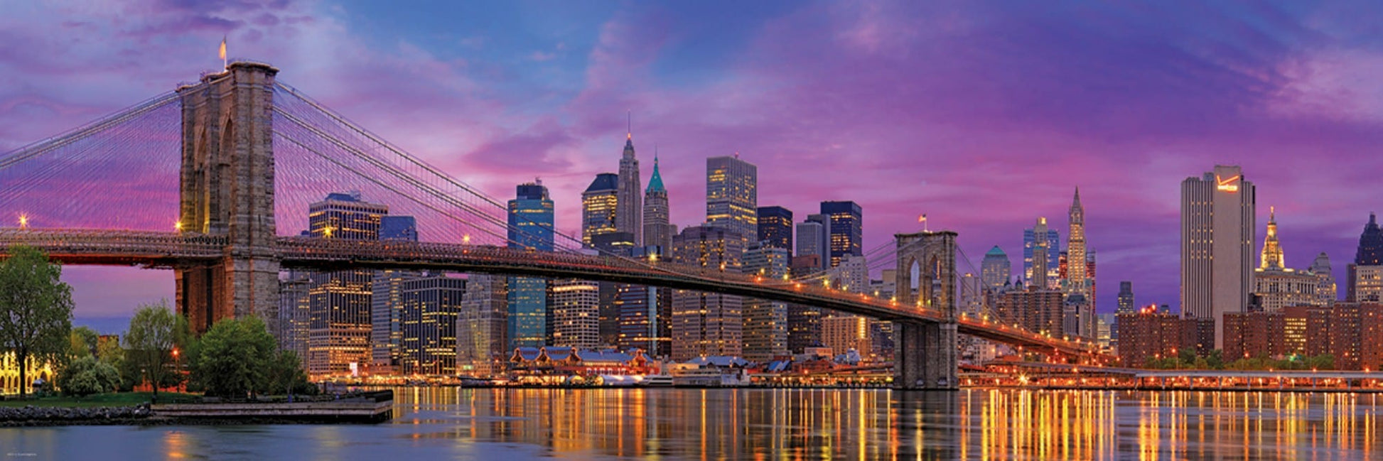 Toys Panorama Puzzle 1000 Pieces - Brooklyn Bridge New York