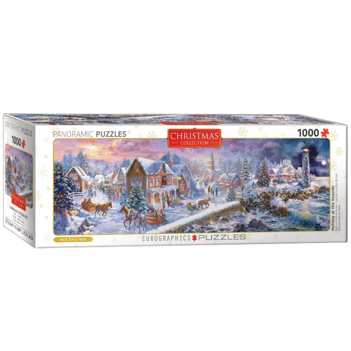 Toys Panorama Puzzle 1000 Pieces - Holiday at the Seaside 1000