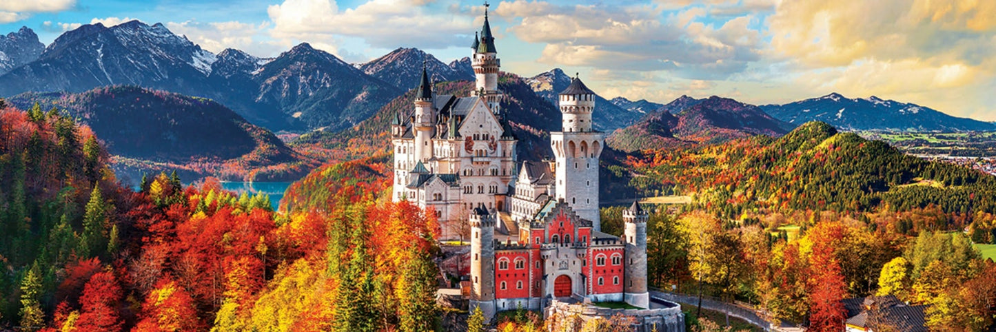 Toys Panorama Puzzle 1000 Pieces - Neuschwanstein in Fall - Pano