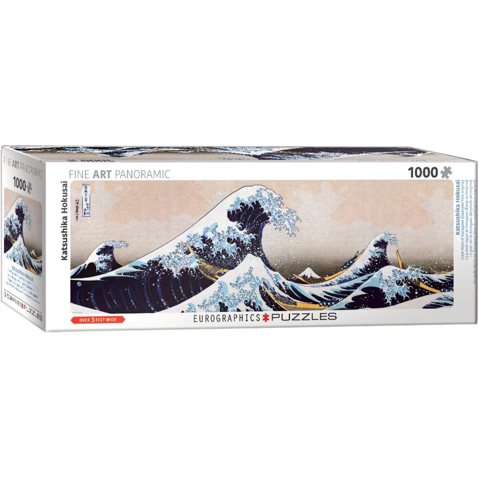 Toys Puzzle Panorama da 1000 Pezzi - Hokusai: Great Wave of Kanagawa