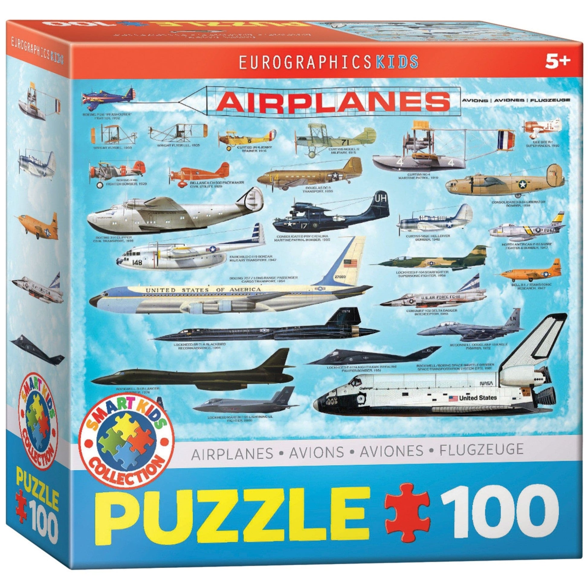 Toys 100 Piece Puzzle - Airplanes 100-Piece Puzzle