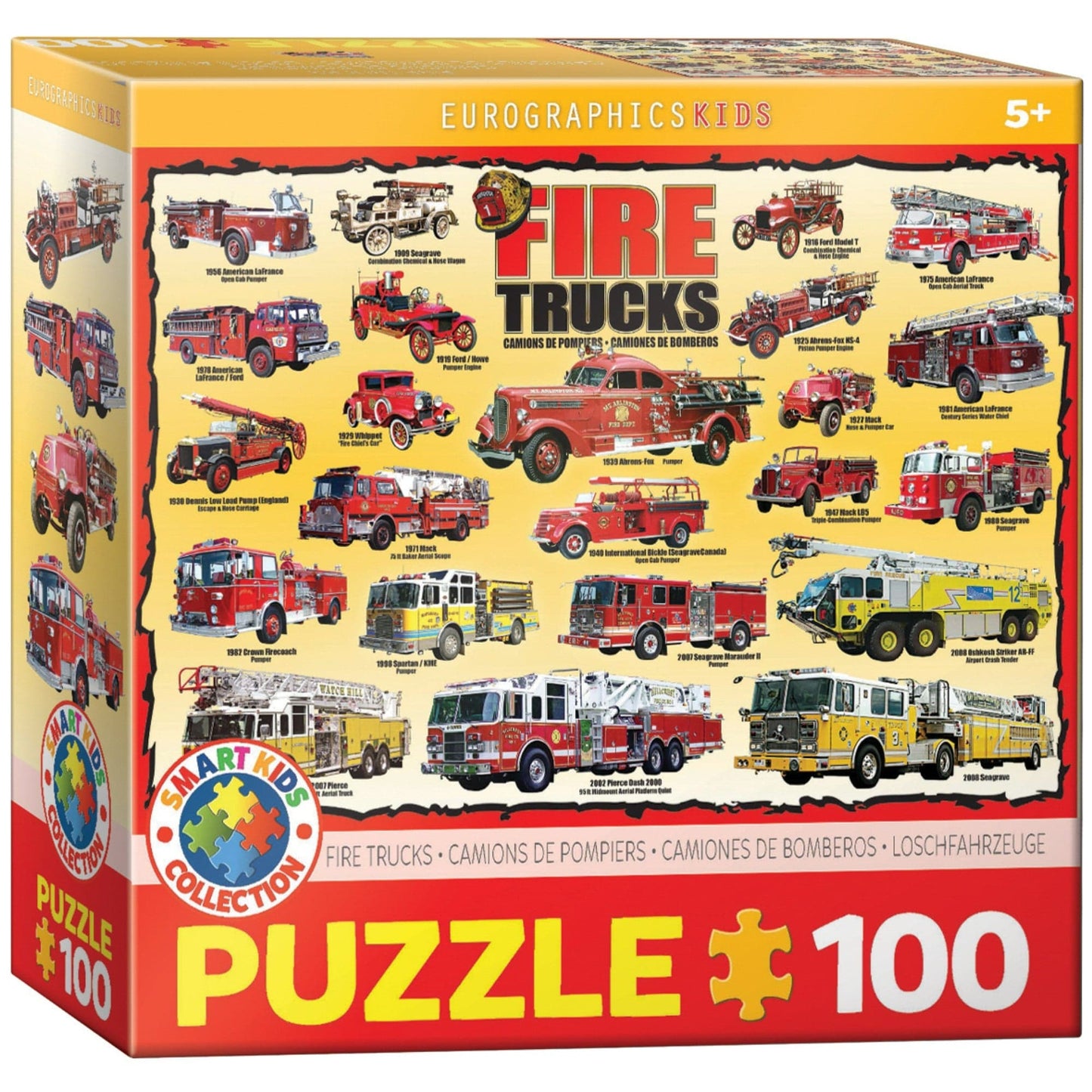 Toys 100 Piece Puzzle - Fire Trucks 100-Piece Puzzle