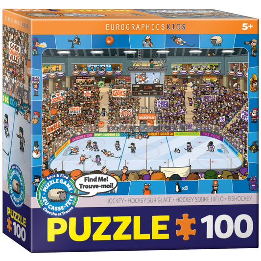 Toys 100 Piece Puzzle - Hockey - Spot & Find 100-Piece Puzzle