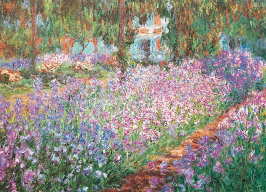 Toys Puzzle da 100 Pezzi - Monet, Claude:  Monet's Garden by Claude Monet 100-Piece Puzzle