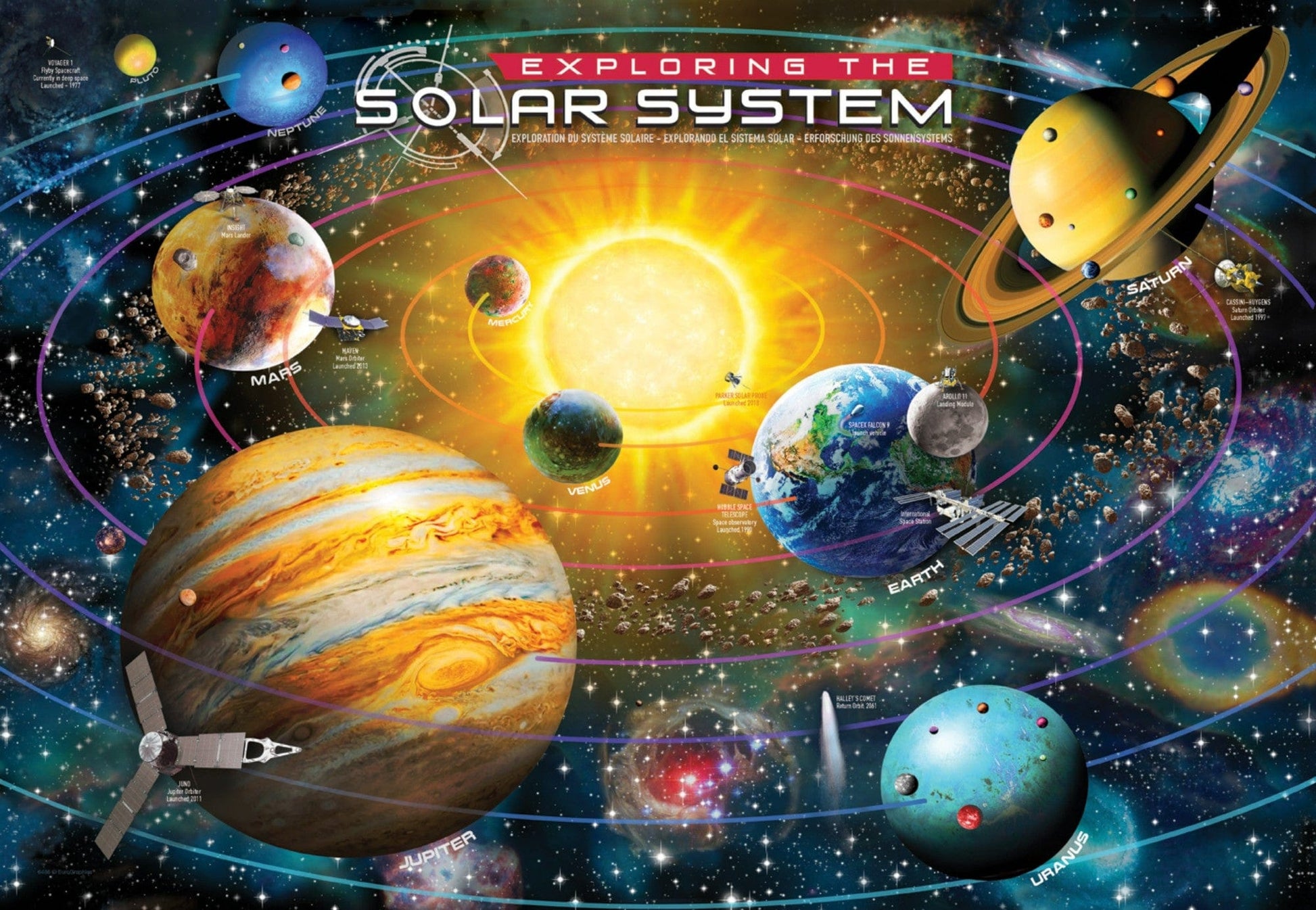 Toys Puzzle da 200 Pezzi -  Exploring the Solar System 200 -Piece Puzzle