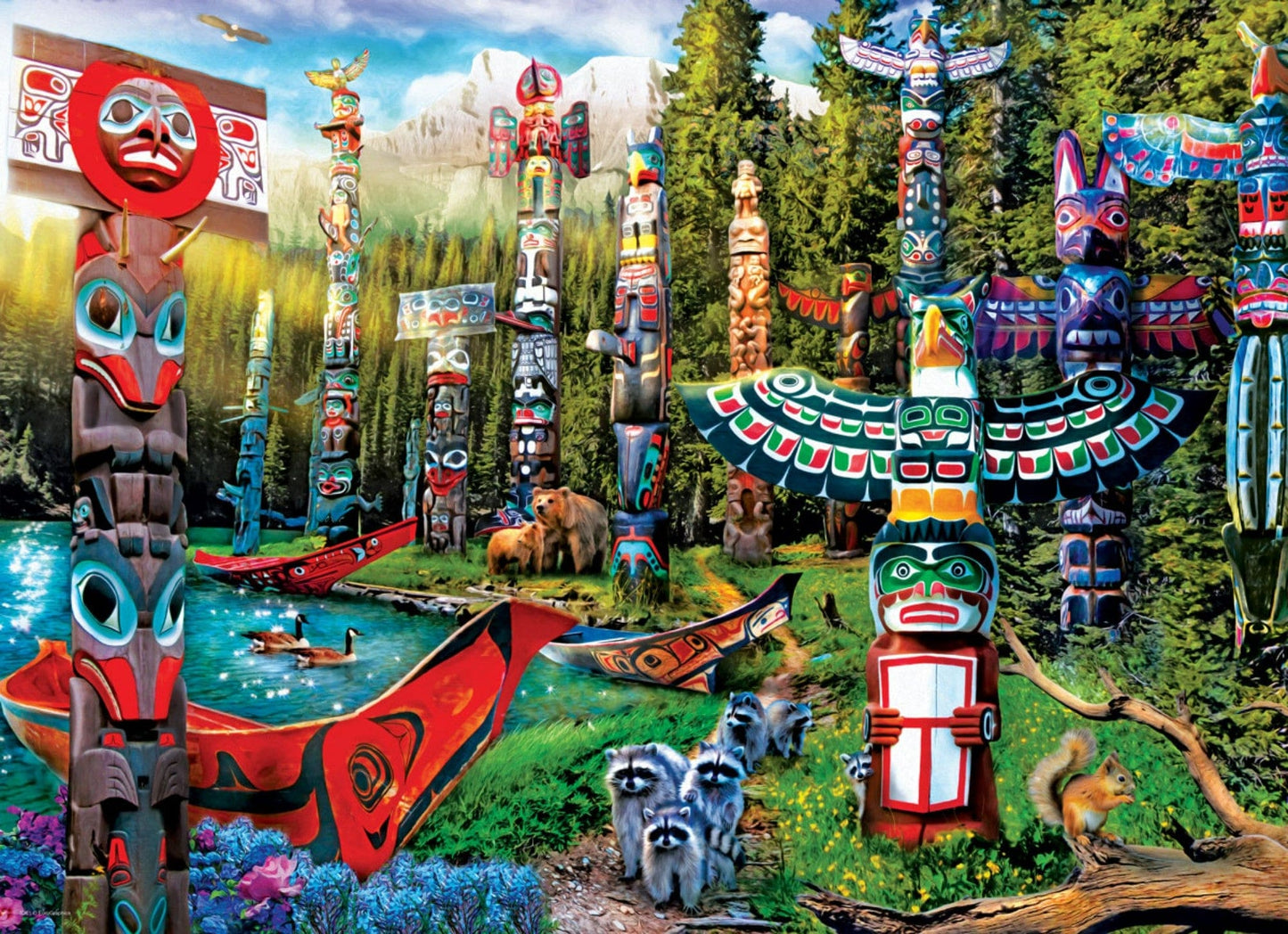 Toys 500 Piece Puzzle - Canadian Dream