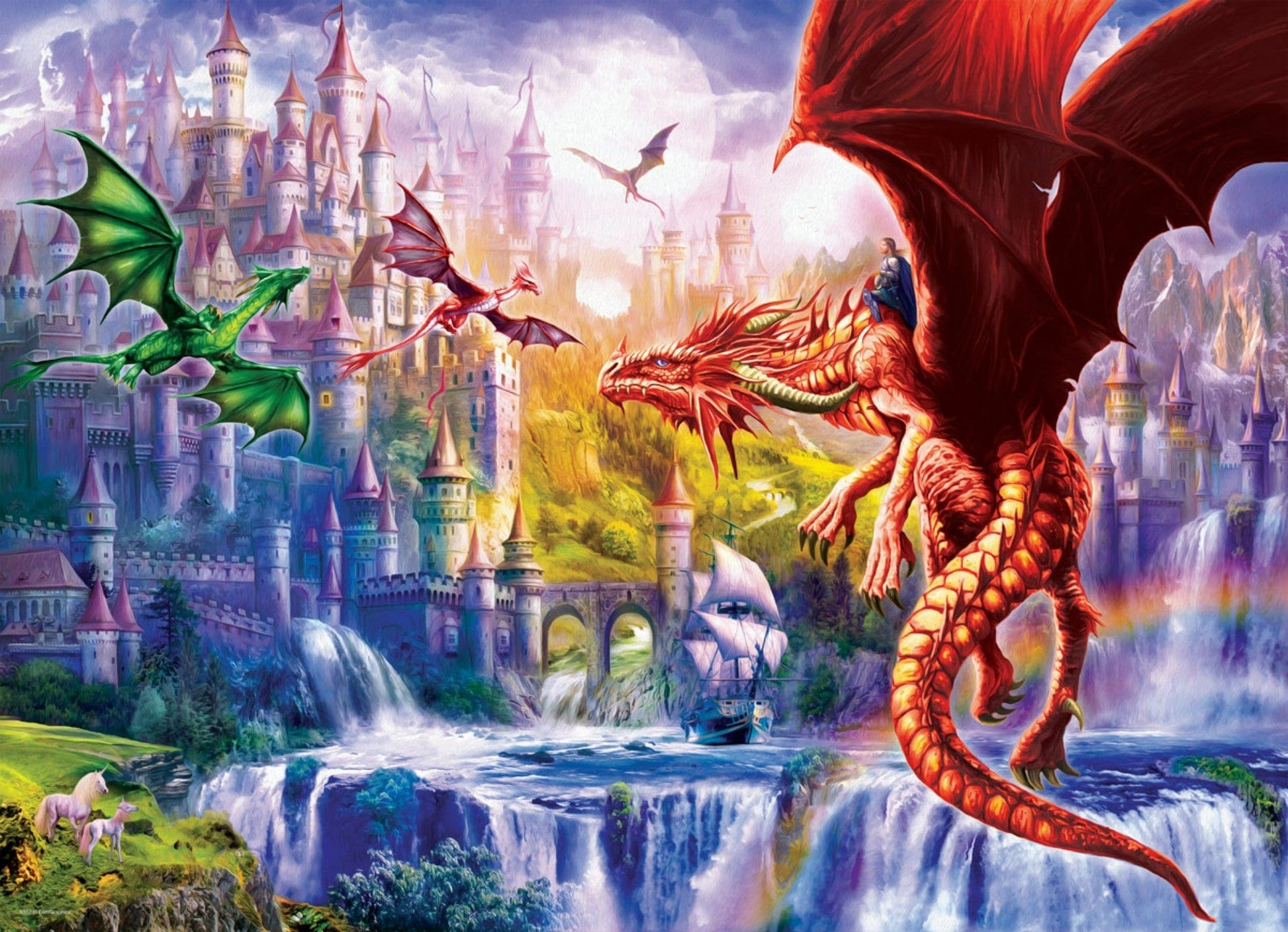 Toys 500 Piece Puzzle - Dragon Kingdom