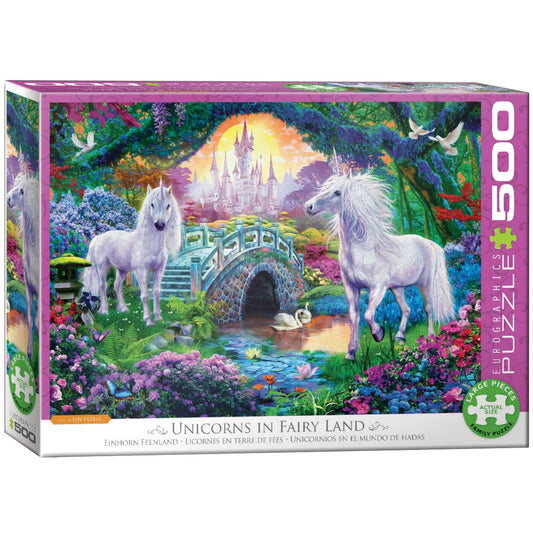 Toys 500 Piece Puzzle - Unicorn Fairy Land