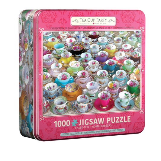 Toys Puzzle da 1000 Pezzi - Tin Box: Tin 1000 - Tea Cup Party