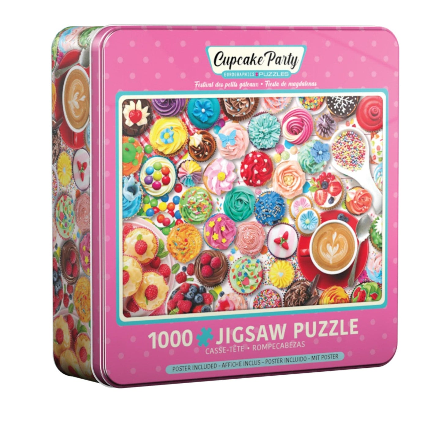 Toys Puzzle da 1000 Pezzi - Tin Box: Cupcake Party Tin