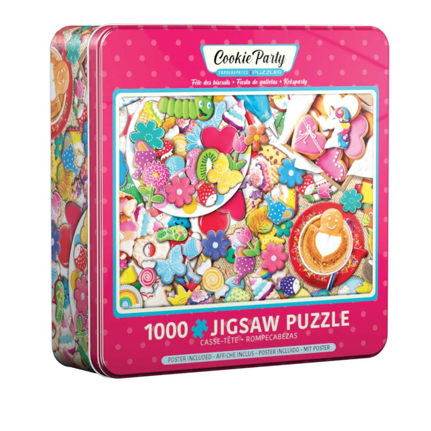 Toys Puzzle da 1000 Pezzi - Tin Box: Cookie Party Tin