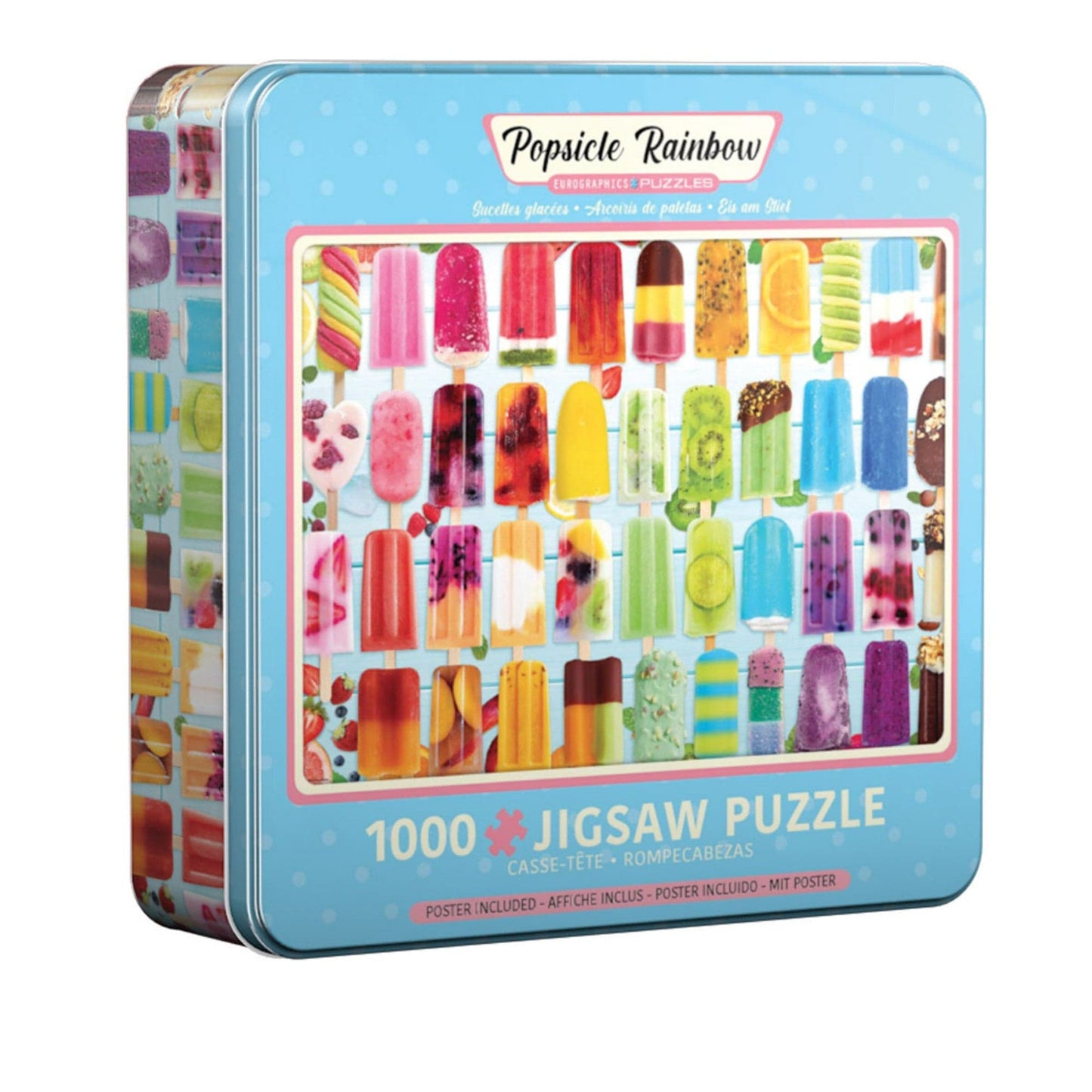 Toys 1000 Piece Puzzle - Tin Box: Popsicle Tin