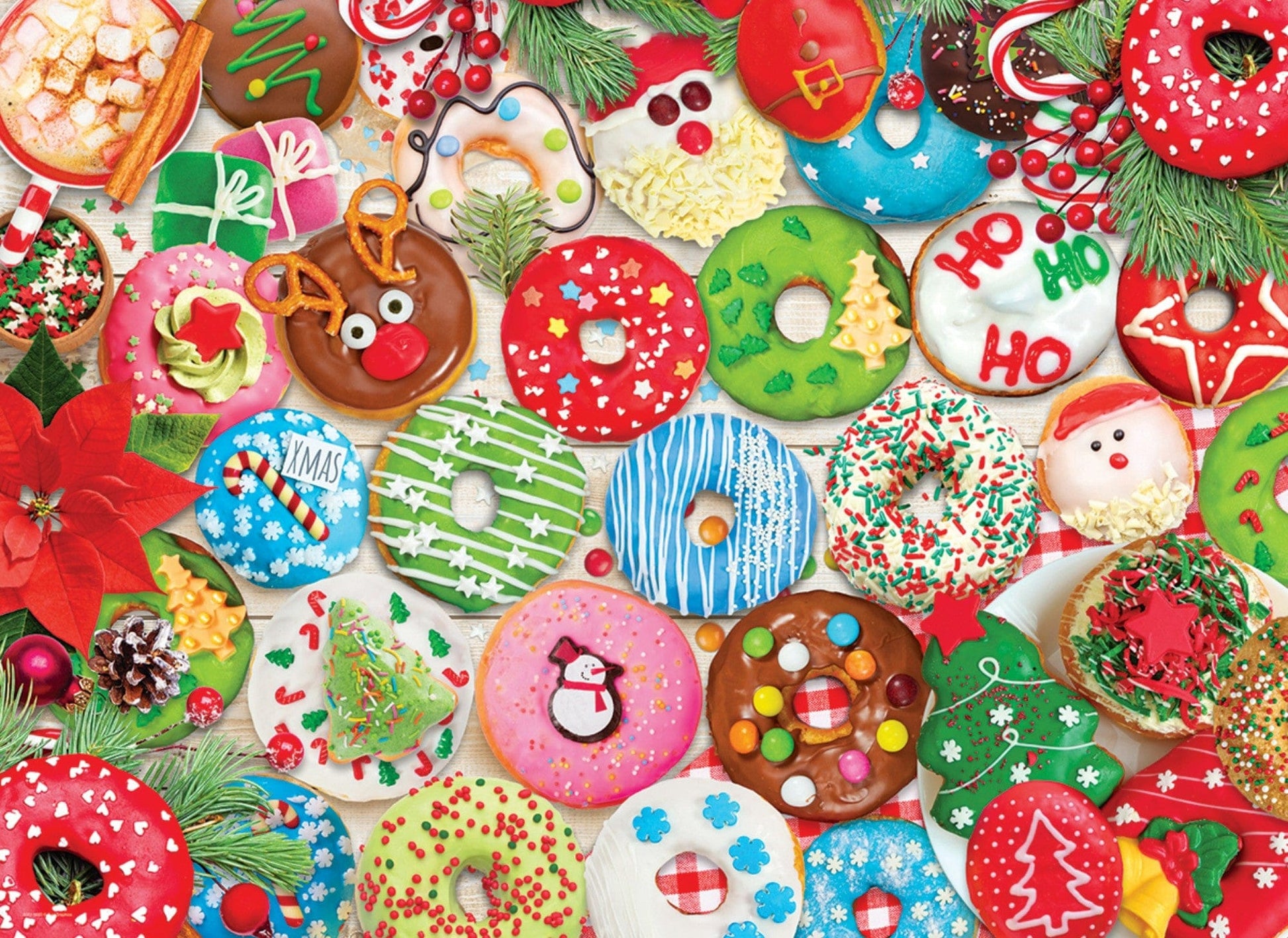 Toys Puzzle da 1000 Pezzi - Tin Box: Christmas Donuts Tin