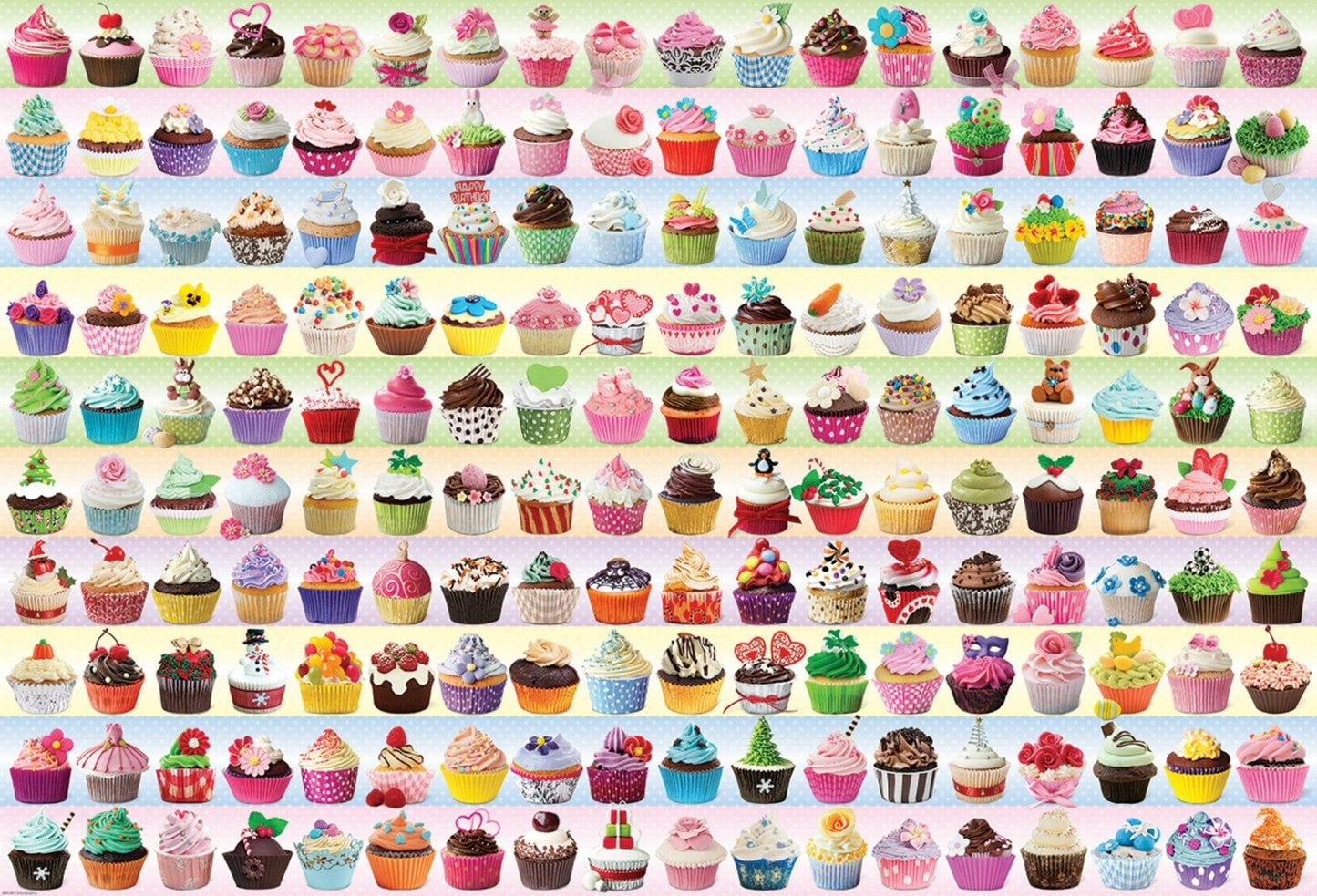 Toys 2000 Piece Puzzle - Cupcakes Galore