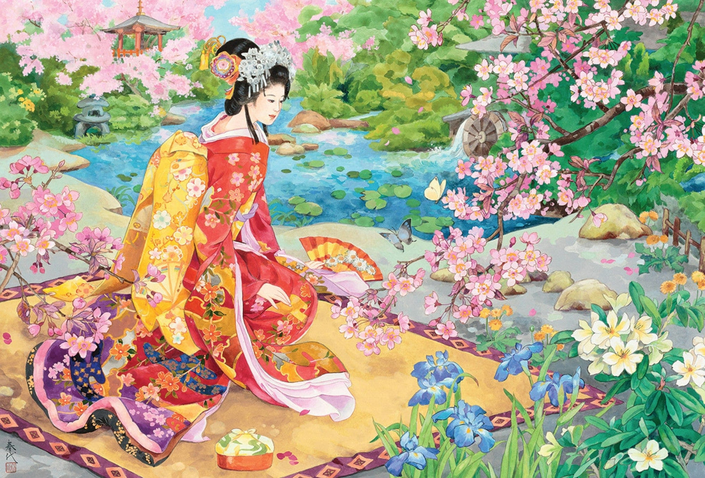 Toys 2000 Piece Puzzle - Haru No uta by Haruyo Morita