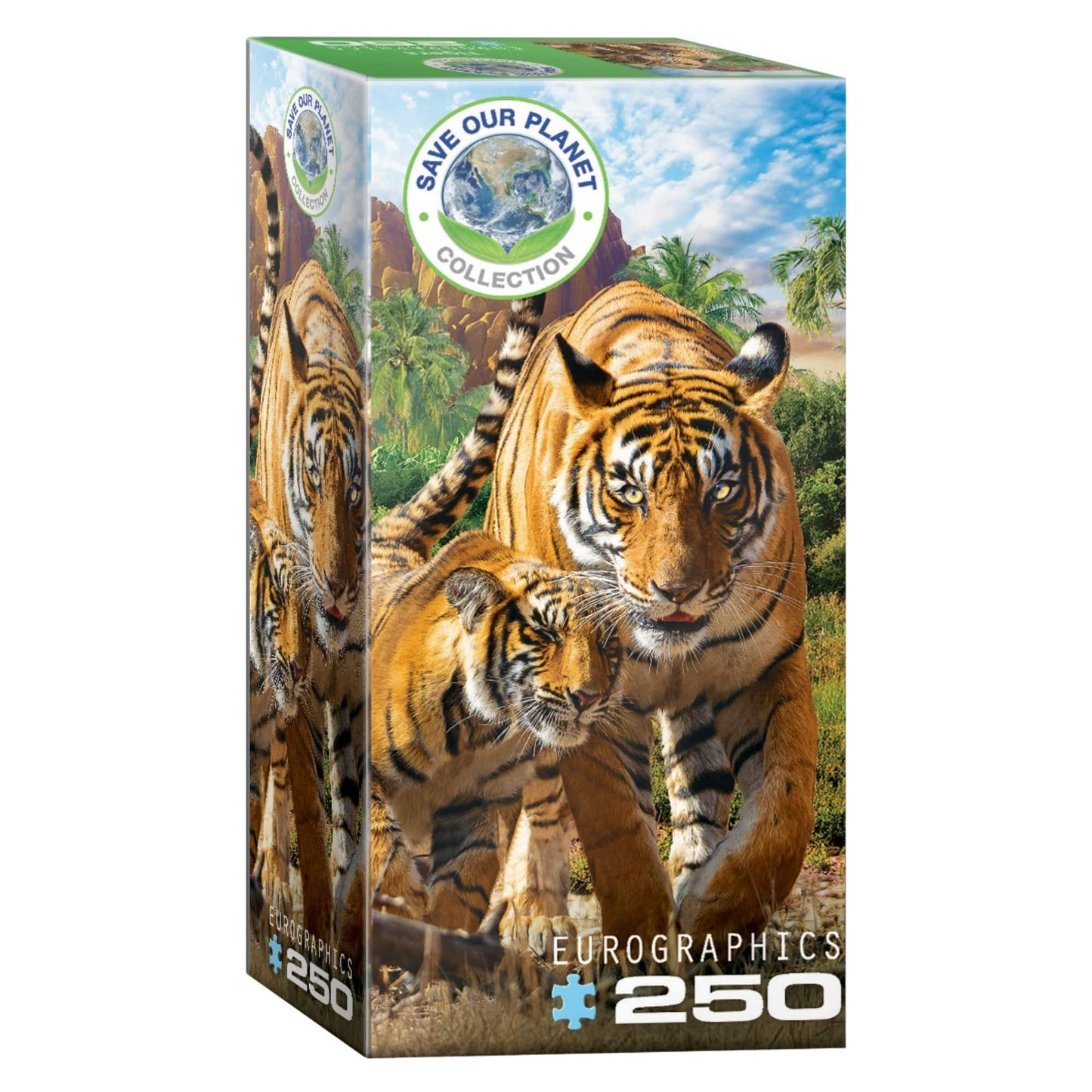 Toys 250 Piece Puzzle - Tigers