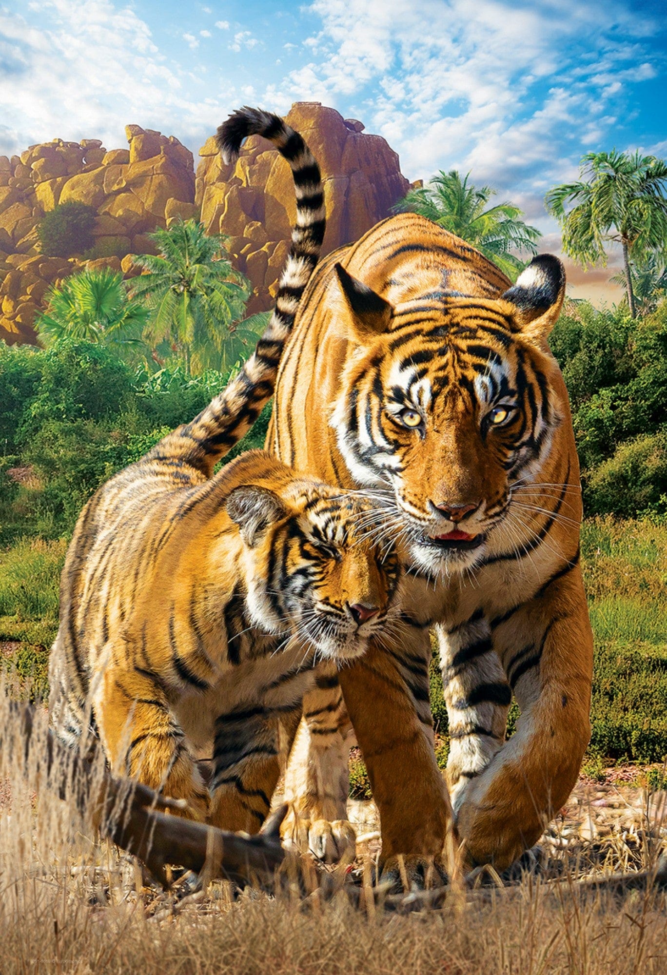 Toys 250 Piece Puzzle - Tigers