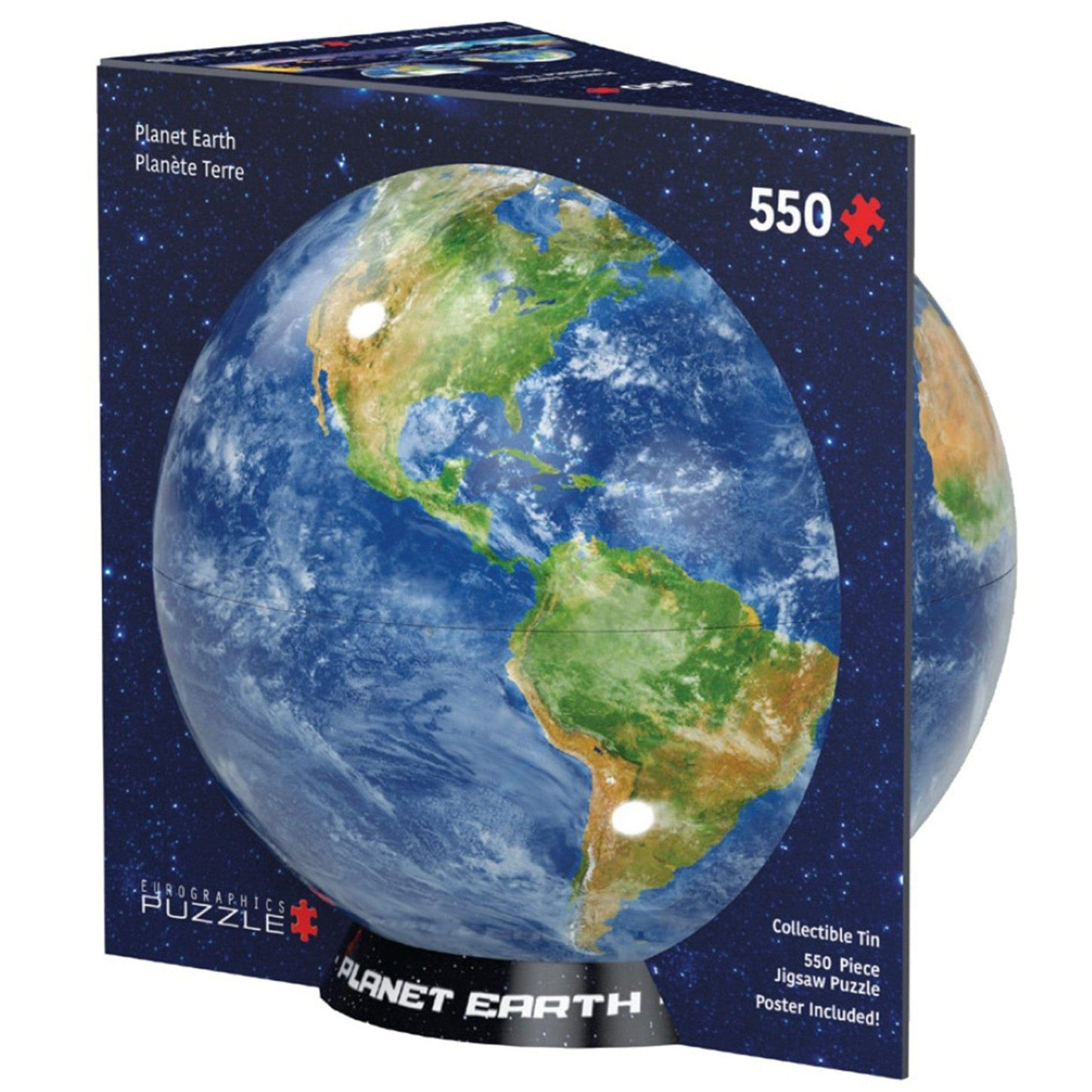 Toys Puzzle da 550 Pezzi - Tin Box: Planet Earth Tin