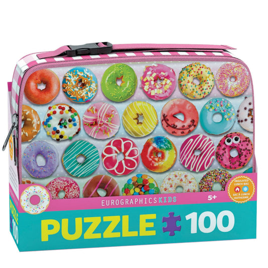 Toys Puzzle da 100 Pezzi - Lunch Box: Delightful Donuts Lunch Box