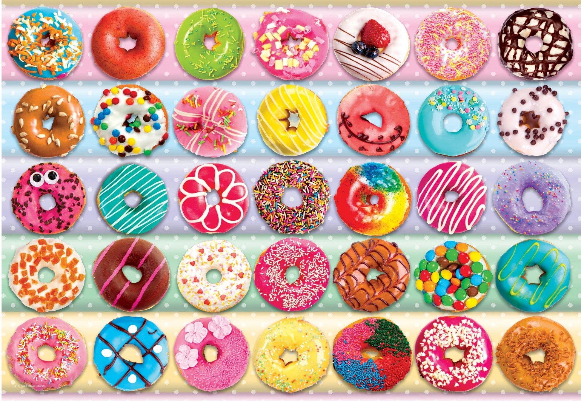 Toys Puzzle da 100 Pezzi - Lunch Box: Delightful Donuts Lunch Box