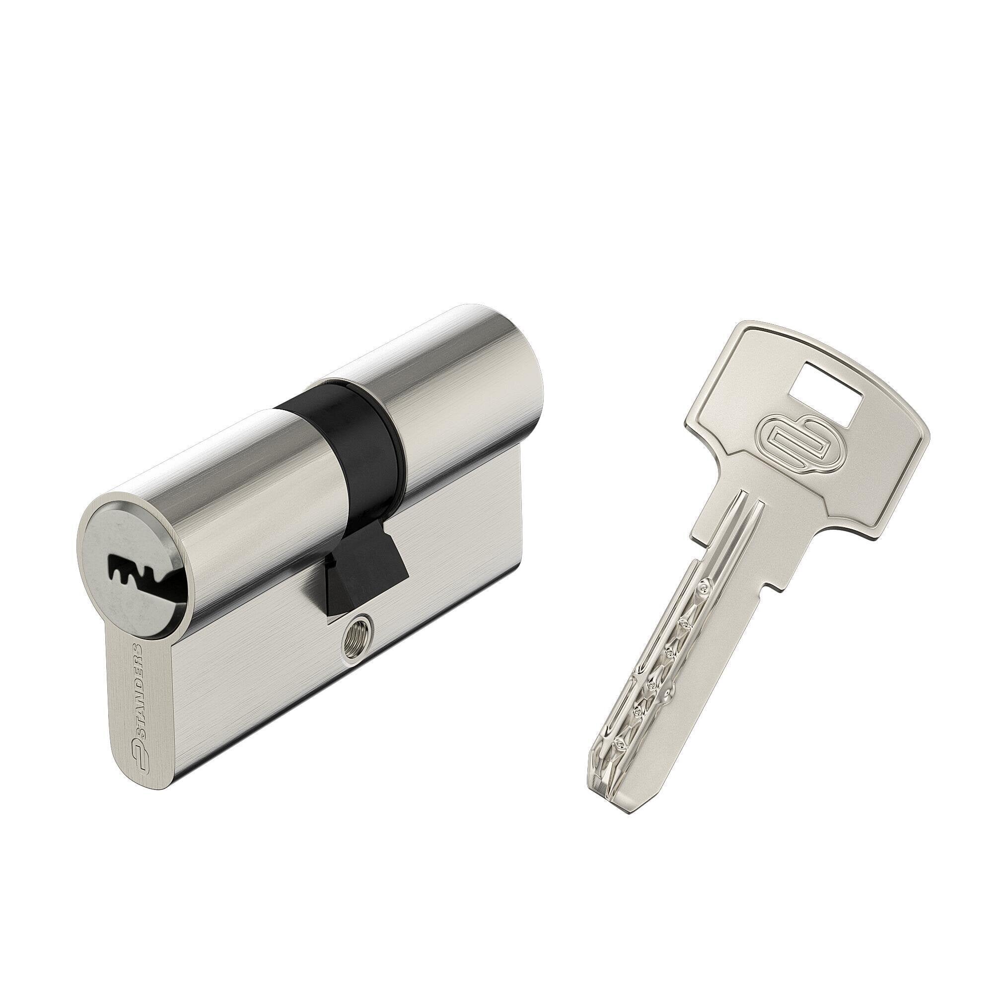 CILINDRO OTTONE NICHELATO STANDERS 30+30