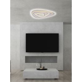 STECY ALUMINIUM CEILING LAMP WHITE D50 CM LED 103W CCT