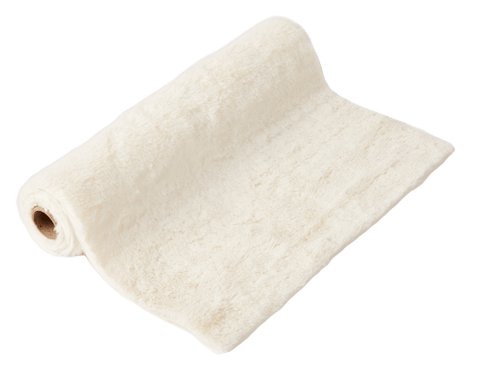 FURRY DECO RUNNER WHITE