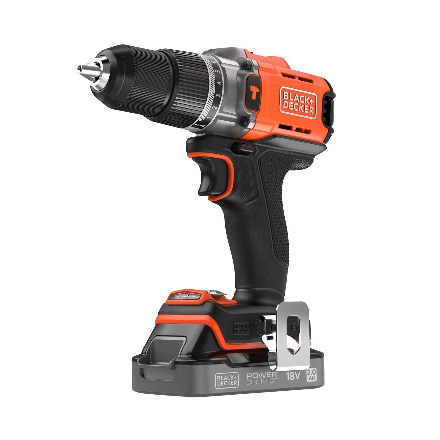 BLACK&DECKER 18V IMPACT DRILL, 1 2.0AH BATTERY, CHARGER