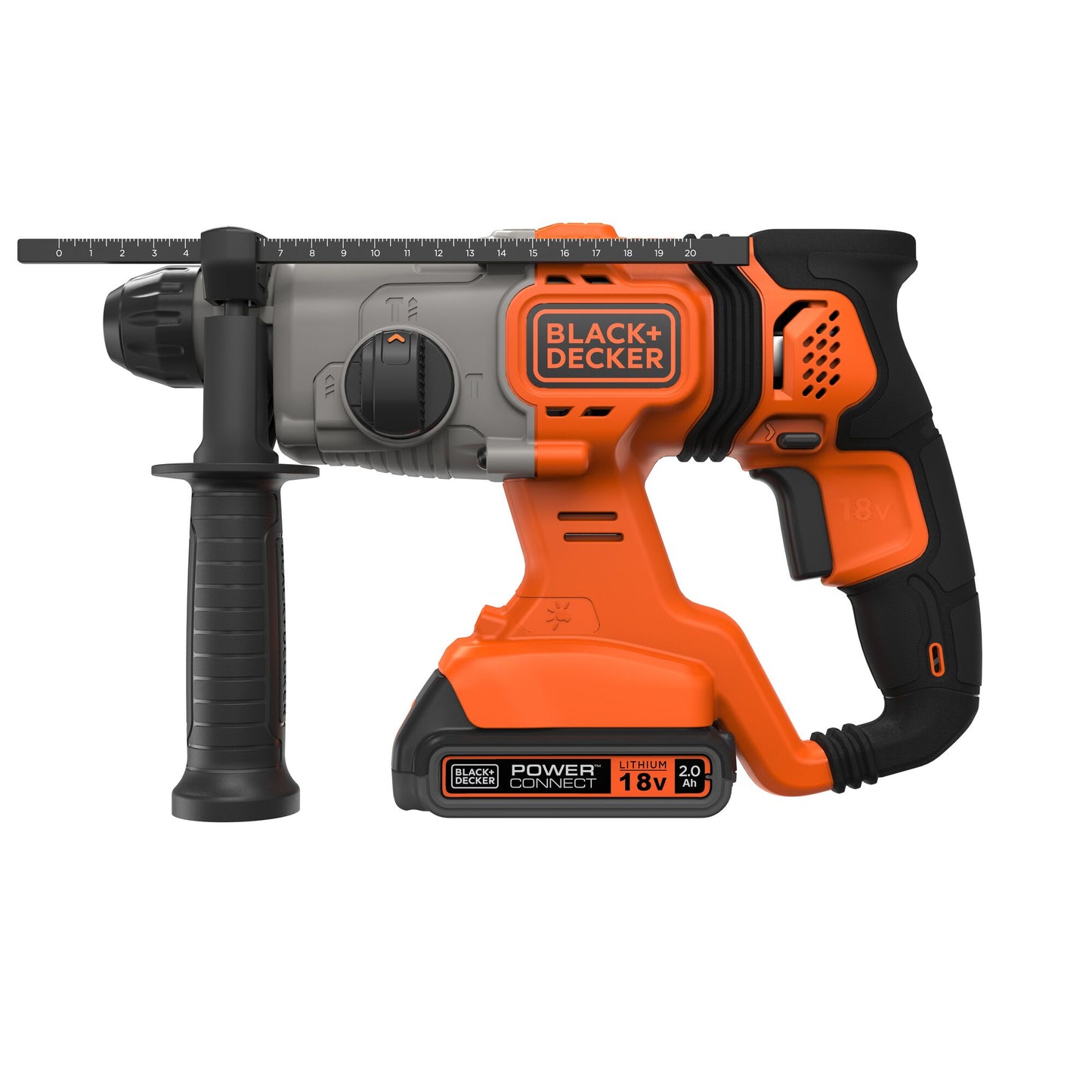 18V 2AH IMPACT HAMMER + 1 BATTERY, 1.2J