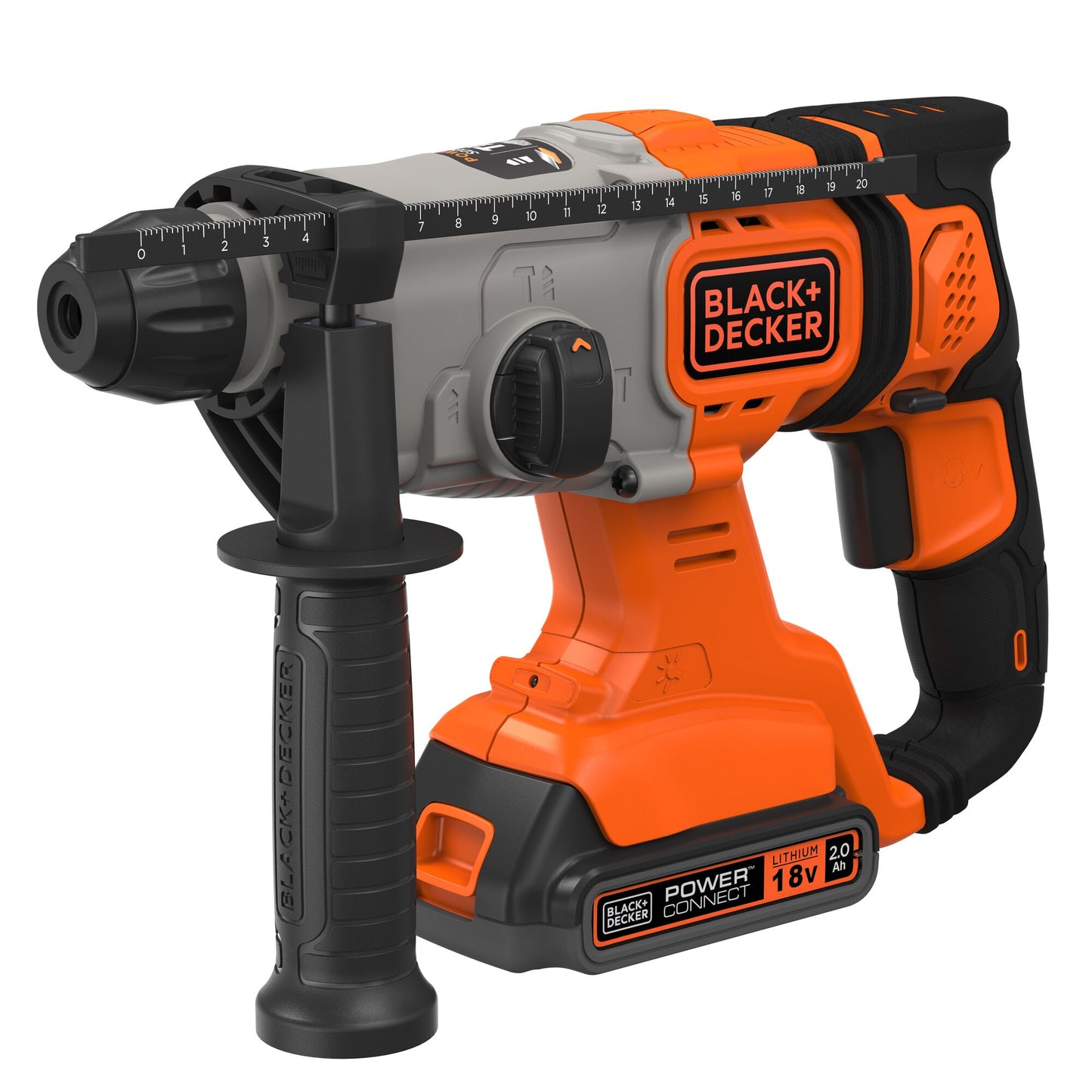 18V 2AH IMPACT HAMMER + 1 BATTERY, 1.2J