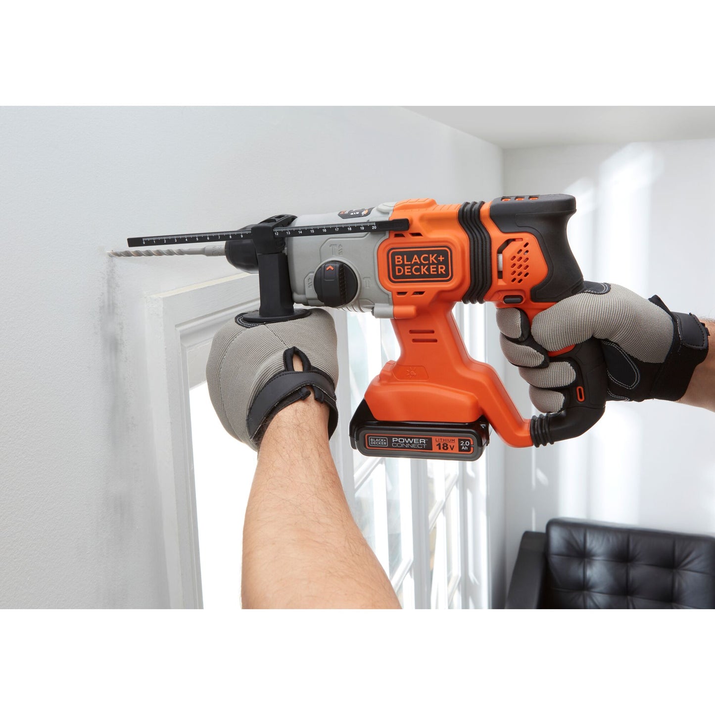 18V 2AH IMPACT HAMMER + 1 BATTERY, 1.2J