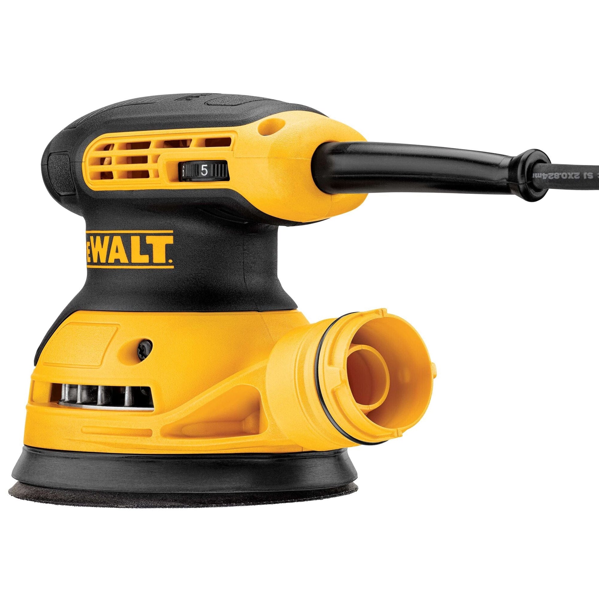 Bricocenter DEWALT 280W RANDOM ORBITAL SANDER, DIAM.125MM, WITH DUST EXTRACTION