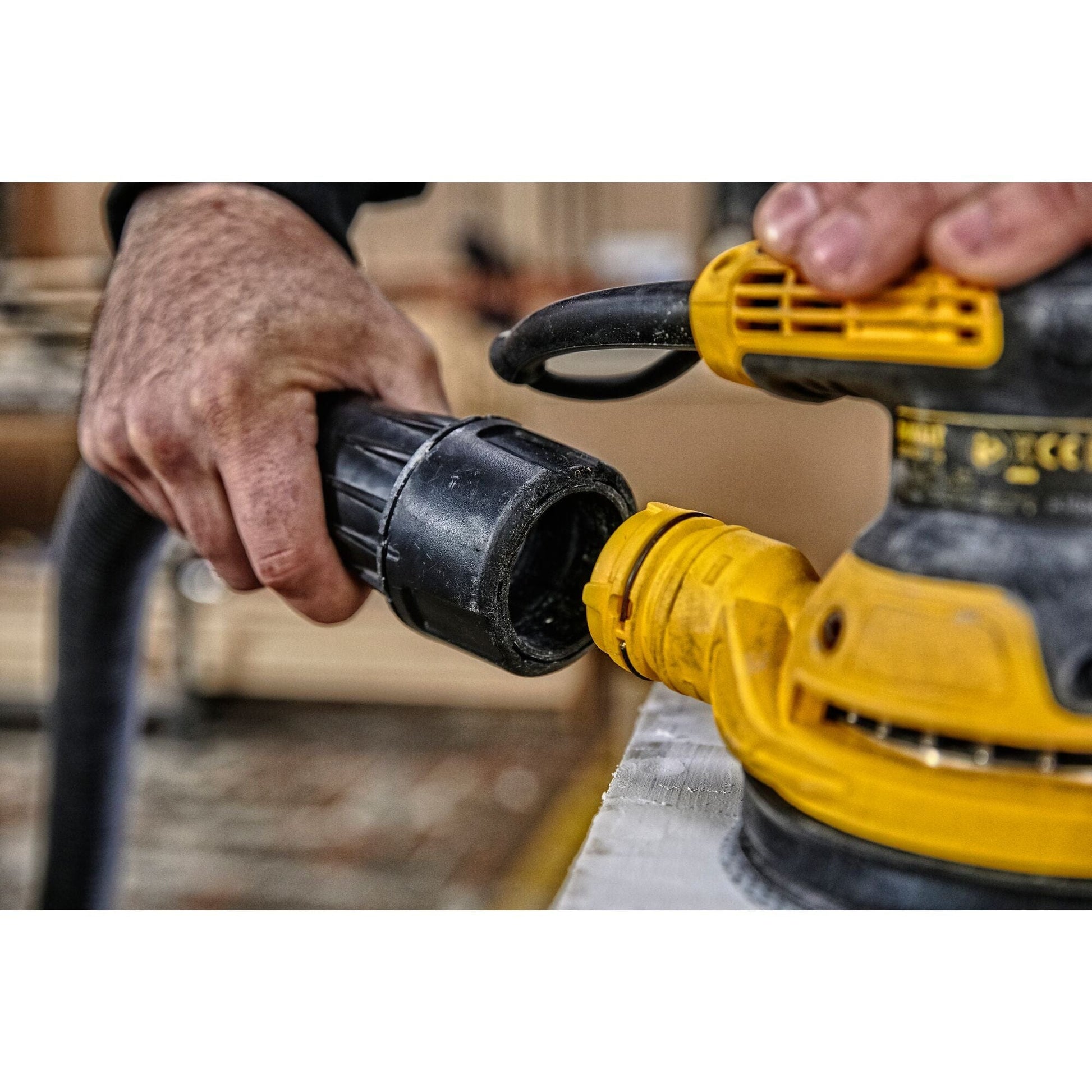 Bricocenter DEWALT 280W RANDOM ORBITAL SANDER, DIAM.125MM, WITH DUST EXTRACTION