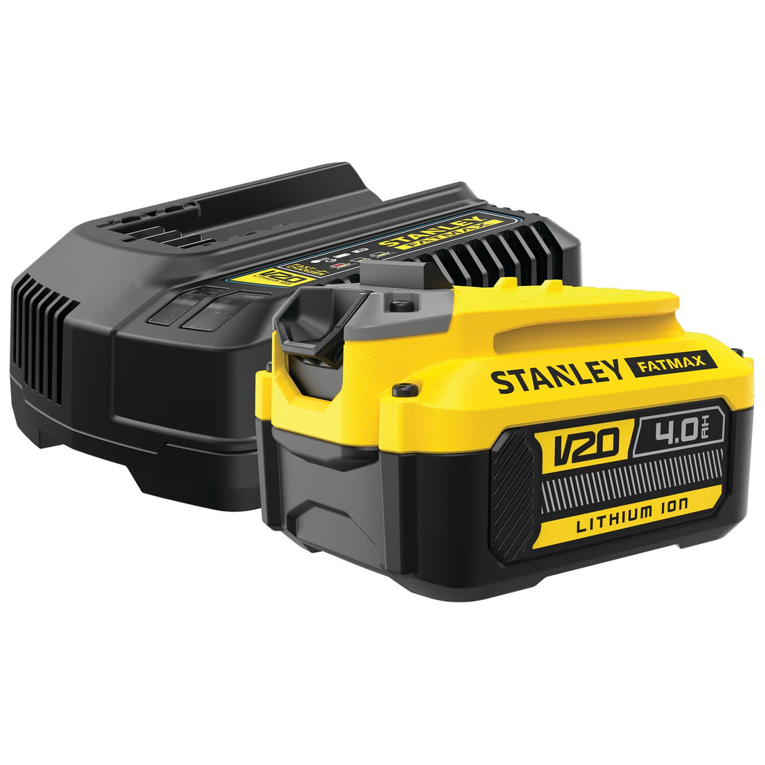 KIT WITH STANLEY FATMAX 2AH CHARGER AND 18V BATTERY