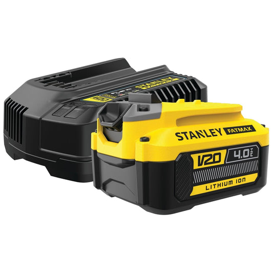 Bricocenter KIT CON CARICABATTERIE STANLEY FATMAX 2AH E BATTERIA 18V