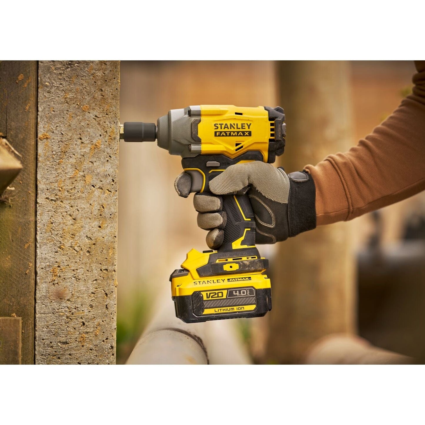 Bricocenter STNALEY FATMAX BRUSCHLESS 20V CORDLESS IMPACT DRILL WITHOUT BATTERY AND CHARGER