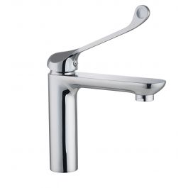 WASHBASIN MIXER WITH CLINICAL LEVER GENKO SERIES