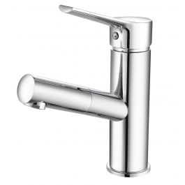 WASHBASIN MIXER WITH PULL-OUT SPRAY - ALISU SERIES
