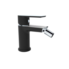 BIDET MIXER NENCYCHROME/BLACK RESP. WATER DRAIN CLICK CLACK