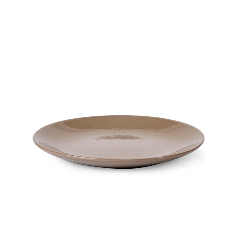 TERRA PLATE Ø21CM TAUPE