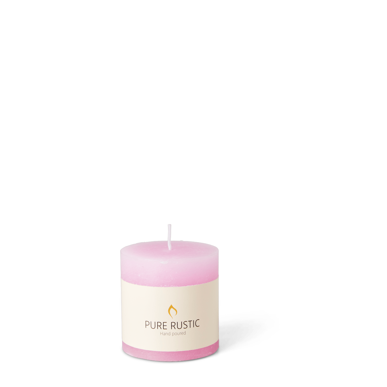 Casa RUSTIC CANDLE LPINK 7X7CM